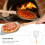 1Pc Large Surface Pizza Transfer Paddle Foldable Aluminum Wood 7