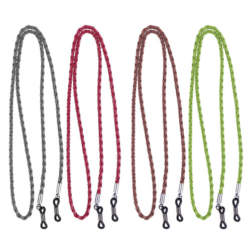 8Pcs Red Eyeglasses Strap Sunglasses Cord Daily Use