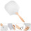 1Pc Large Surface Pizza Transfer Paddle Foldable Aluminum Wood 10