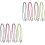 8Pcs Red Eyeglasses Strap Sunglasses Cord Daily Use 3