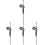 4Pièces Manomètres Métal Pour Gonflage Simple 4