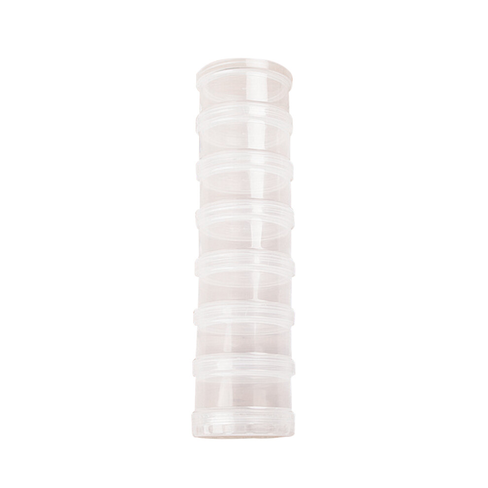 Villcase 3Pcs Transparent Organizer 7 Day Weekly Pill Box Hygienic Plastic