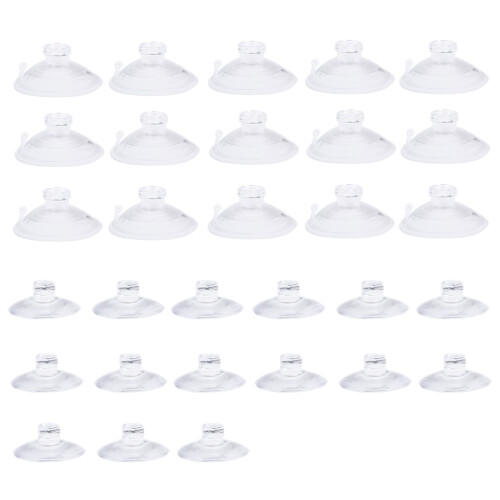 90Pcs Suction Cups Clear Plastic for Window and Mirror
