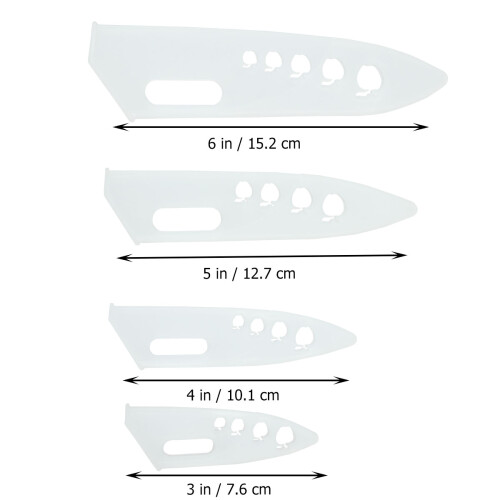 4Pcs Heavy-Duty Transparent Plastic Cover for Kitchen 1