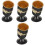4Pcs Modern Black Toothpick Box Lightweight Alloy Storage for Home Use 5