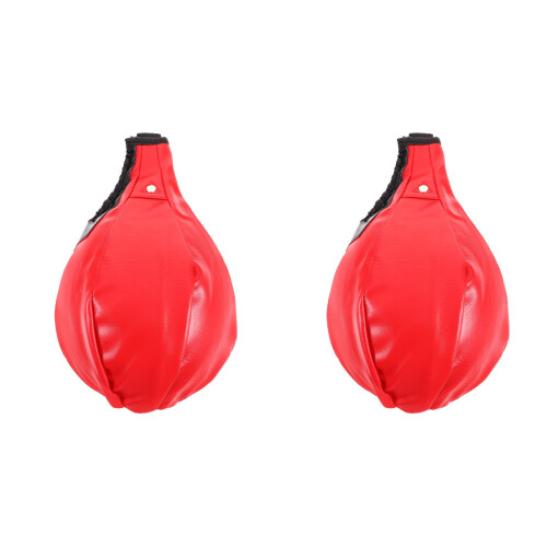 2Pcs Red PU Boxing Ball Suspended Reflex and Exercise Equipment 2