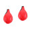2Pcs Red PU Boxing Ball Suspended Reflex and Exercise Equipment 5