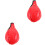 2Pcs Red PU Boxing Ball Suspended Reflex and Exercise Equipment 4