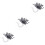 60Pcs Single Head Black LED Lamp for DIY Sand Table Decoration 5