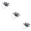60Pcs Single Head Black LED Lamp for DIY Sand Table Decoration 9