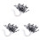 60Pcs Single Head Black LED Lamp for DIY Sand Table Decoration 2