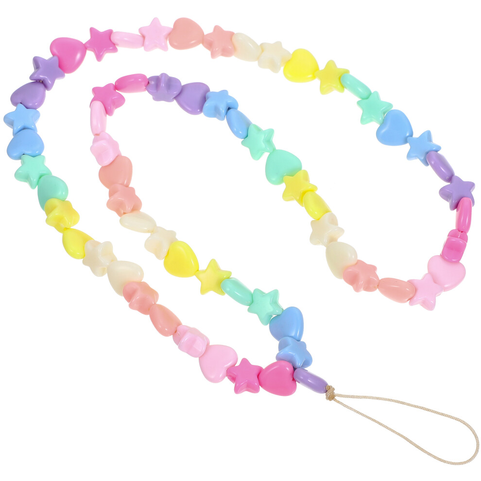 5Pcs Beaded Phone Wrist Straps Durable Anti-Lost Lanyards 013523009566
