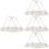 4Pcs Silver Cooling Racks Bread Baking Tool for Indoor Outdoor Use 8