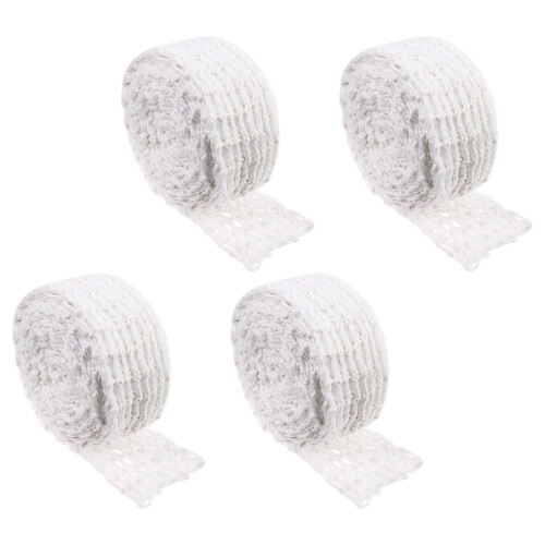 8Pcs White Elastic Meat Netting Roll for Sausage and Beef Trussing 1