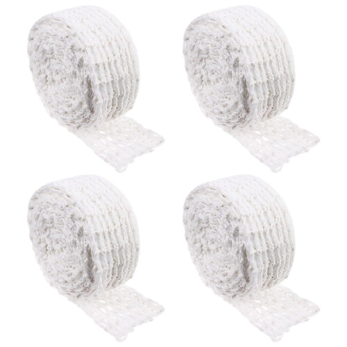8Pcs White Elastic Meat Netting Roll for Sausage and Beef Trussing