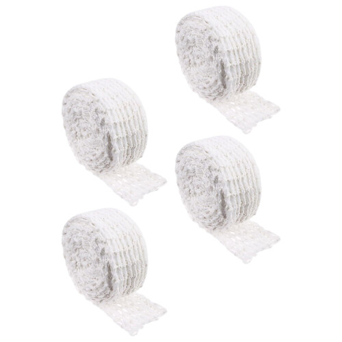 8Pcs White Elastic Meat Netting Roll for Sausage and Beef Trussing 2
