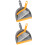2Sets Mini Broom and Dustpan Set PP Desktop Cleaner for Home Use 7