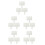 15Pcs Classroom Dry Erase Whiteboard Paddles Reusable Answer Boards 5