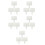 15Pcs Classroom Dry Erase Whiteboard Paddles Reusable Answer Boards 9