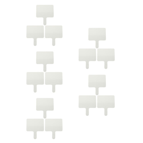 15Pcs Classroom Dry Erase Whiteboard Paddles Reusable Answer Boards 2