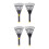 4Pcs Grey Plastic Lawn Rakes with Efficient Teeth for Garden Cleanup 9