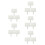 15Pcs Classroom Dry Erase Whiteboard Paddles Reusable Answer Boards 8