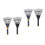 4Pcs Grey Plastic Lawn Rakes with Efficient Teeth for Garden Cleanup 10