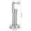 16Pcs Restroom Partition Bracket Silver Stainless Steel Support Foot 10
