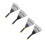 4Pcs Grey Plastic Lawn Rakes with Efficient Teeth for Garden Cleanup 5