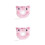 2Pcs Breathable Pink Pet Recovery Cone Collar Comfortable and Durable 3