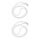 2Pcs Durable White Zipper Puller Plastic Metal Portable Zipper Helper 7