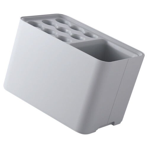 2Pcs Easy Install Grey Wall Hanging Umbrella Shelf Ps Material