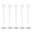 15Pcs Stainless Steel Photo Stands Silver Table Clips for Note Display 1