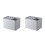 2Pcs Easy Install Grey Wall Hanging Umbrella Shelf Ps Material 6