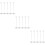 15Pcs Stainless Steel Photo Stands Silver Table Clips for Note Display 9