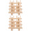 2Pcs DIY Wooden Spool Holder Thread Organizer Rack for Home Sewing Use 6