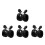 4Pcs ABS Construction Ear Muffs Noise Cancelling Ear Protection 3