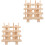2Pcs DIY Wooden Spool Holder Thread Organizer Rack for Home Sewing Use 4