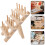 2Pcs DIY Wooden Spool Holder Thread Organizer Rack for Home Sewing Use 10