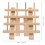 2Pcs DIY Wooden Spool Holder Thread Organizer Rack for Home Sewing Use 9