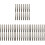 80Pcs Durable Metal Lyre Harp Tuning Pegs Silver Replacement Accessory 4