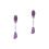 2Pcs Silicone Brush Dual-Ended Multi-Color Applicator 6