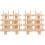 2Pcs DIY Wooden Spool Holder Thread Organizer Rack for Home Sewing Use 3