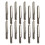 80Pcs Durable Metal Lyre Harp Tuning Pegs Silver Replacement Accessory 3