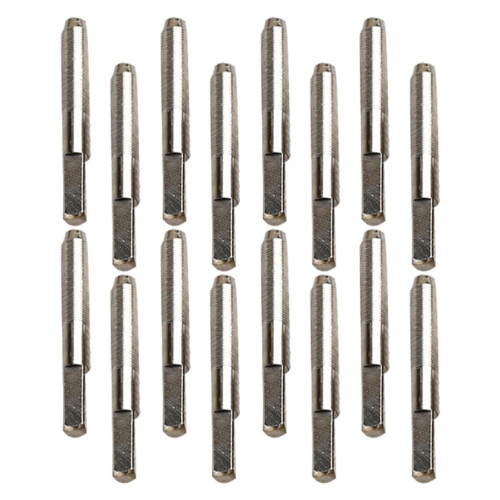 80Pcs Durable Metal Lyre Harp Tuning Pegs Silver Replacement Accessory 2