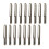 80Pcs Durable Metal Lyre Harp Tuning Pegs Silver Replacement Accessory 2