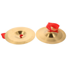 2Paren Mini Handcymbalen Van Alloystaal Met Goudkleur Voor Optredens