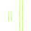 4Pairs Percussion Drum Sticks Light Green Nylon with Non-Slip Handle 8