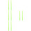 4Pairs Percussion Drum Sticks Light Green Nylon with Non-Slip Handle 9