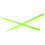 4Pairs Percussion Drum Sticks Light Green Nylon with Non-Slip Handle 3
